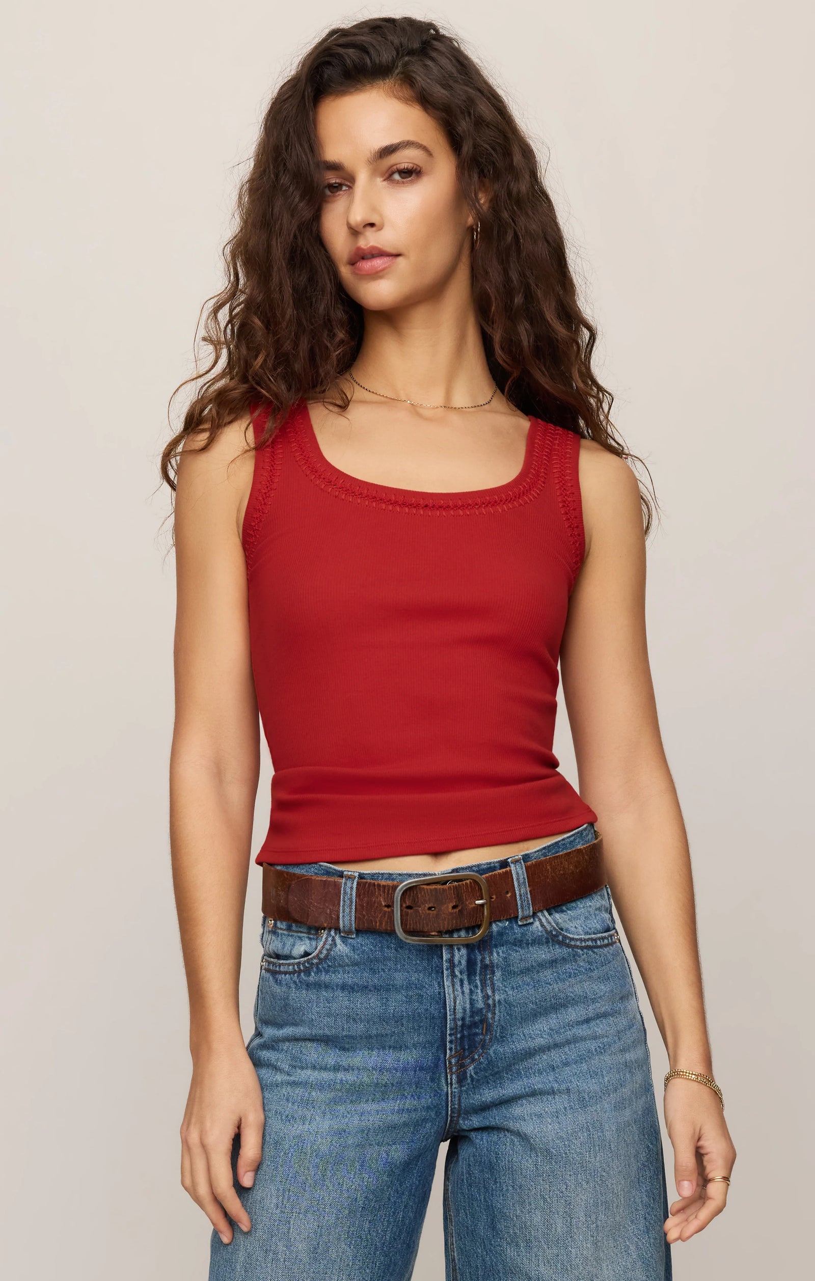 Larkin Whipstitch Tank by Z Supply
