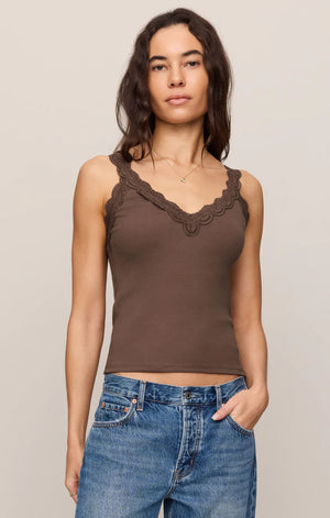 Eve Lace Trim Tank by Z Supply (2 colors)