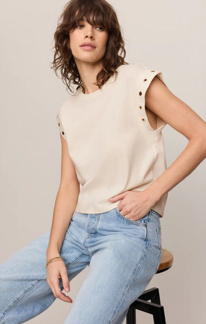 Camino Grommet Muscle Tee By Z Supply (2 colors)
