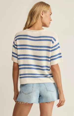 Prado Striped Sweater Tee By Z supply