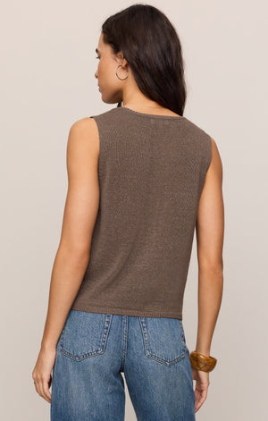 Syd Linen Knit Tank Vest By Z Supply