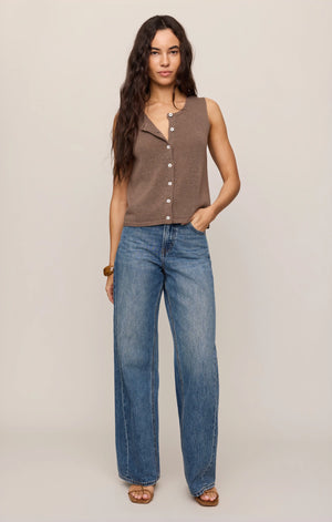 Syd Linen Knit Tank Vest By Z Supply