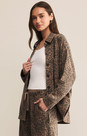 BEST SELLING All Day Leopard Jacket (RESTOCK) By Z SUPPLY
