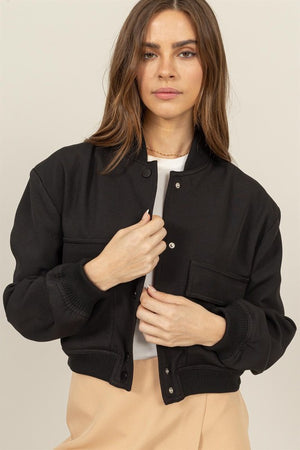 Elaina Elevated Utility Bomber Jacket