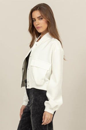 Elaina Elevated Utility Bomber Jacket