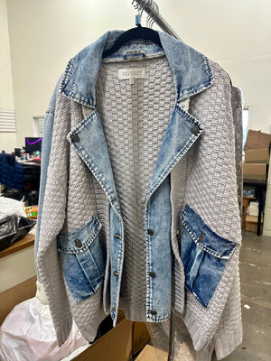 Demi the Denim Cardigan with pockets