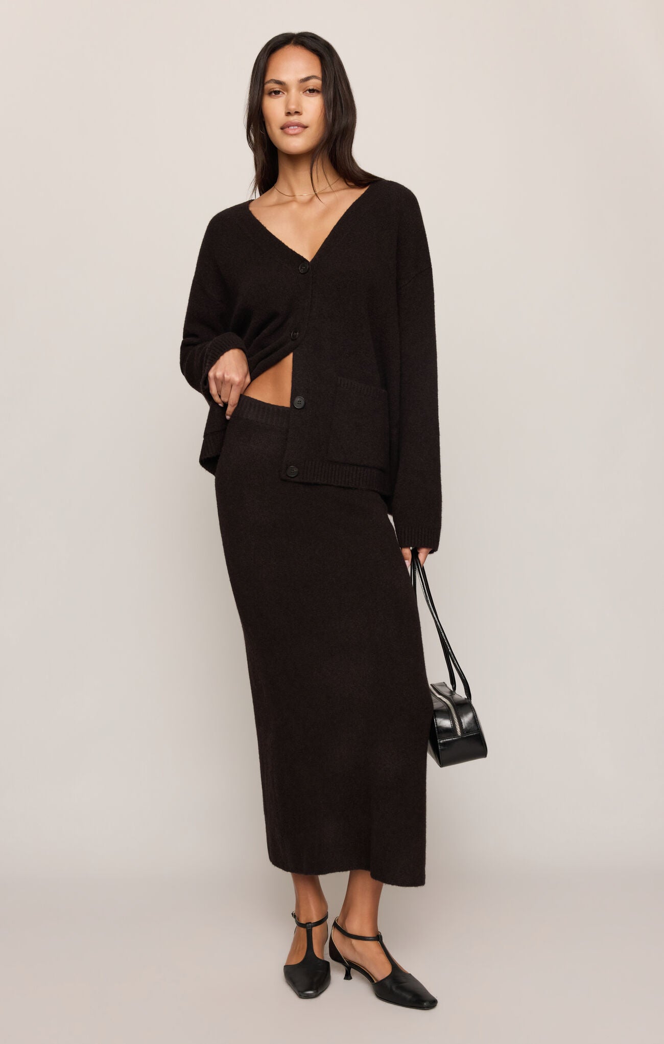 Cozy Moment Cardigan and Skirt (seperately)-(2 COLORS) By Z Supply