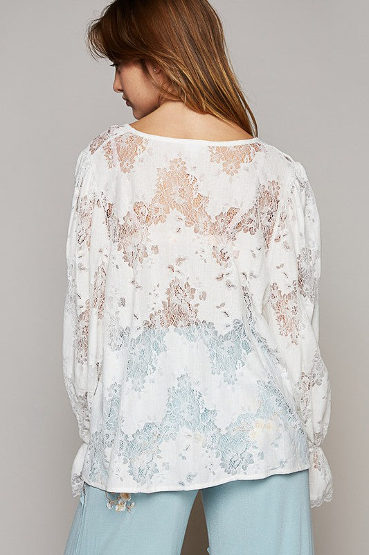 Jealous Much Lace Top