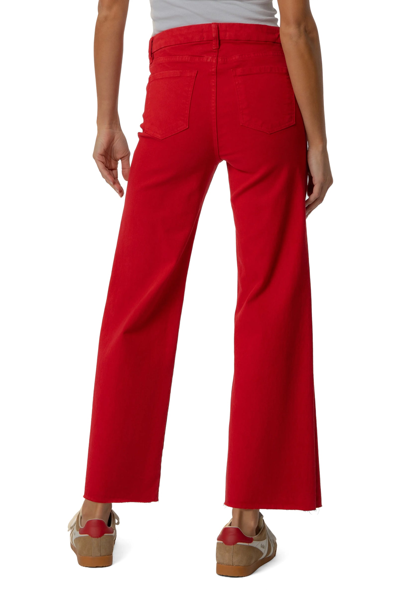Meg High Rise Dark Red Jeans