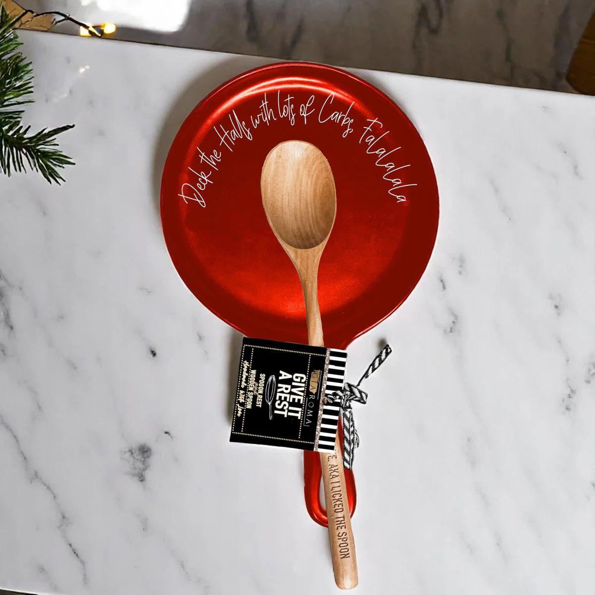 Holiday Spoon Rest set (2 sayings)