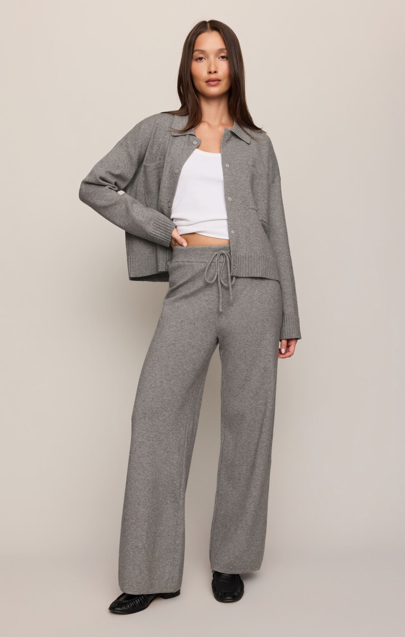 Slowdown Sweater Jacket & Take it Easy Pant By Z Supply