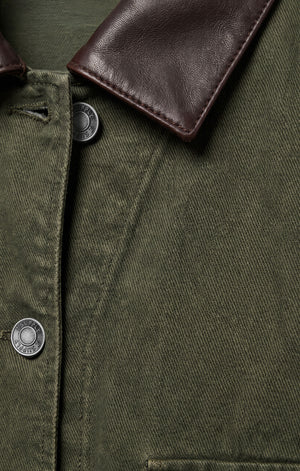 Rey Cropped Chore Jacket
