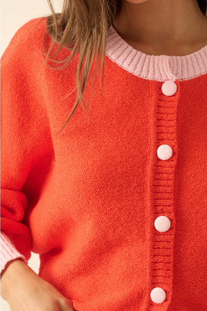 Sally Solid Colorful Cardigan