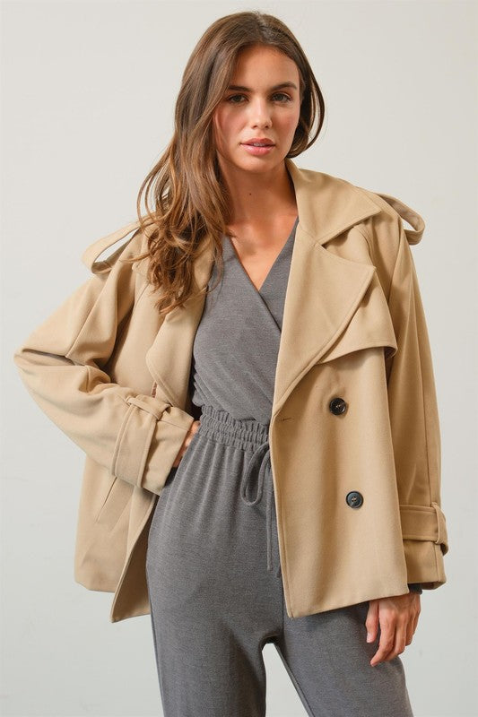 Dexter Double Breasted Trench Coat