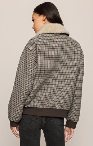 Tavi Plaid Bomber Jacket by Z Supply