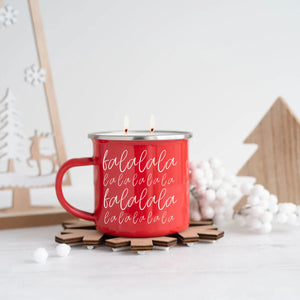 Falalala Candle Mug (reusable mug)