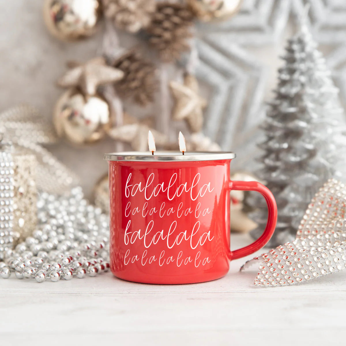 Falalala Candle Mug (reusable mug)