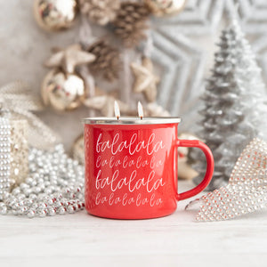 Falalala Candle Mug (reusable mug)