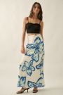 Fanny Floral Satin skirt