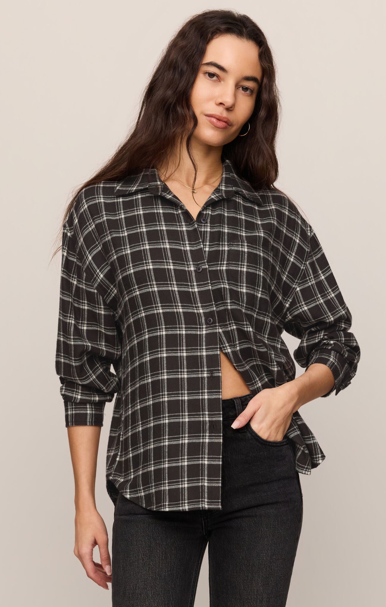 River Plaid Button Up By Z Supply