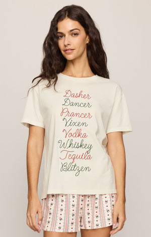 Reindeer Boyfriend Tee (Z Supply)