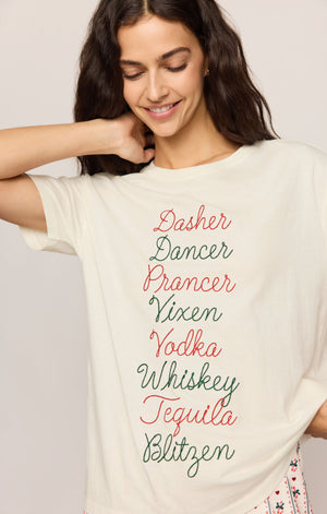 Reindeer Boyfriend Tee (Z Supply)