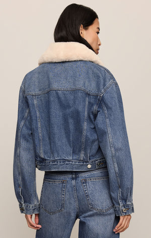 The Daily Fur Denim Jacket By Z Supply