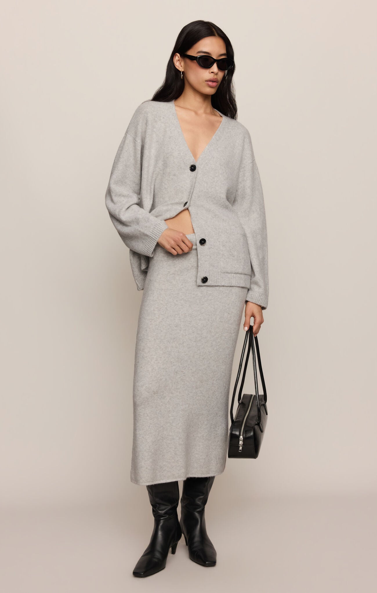 Cozy Moment Cardigan and Skirt (seperately)-(2 COLORS) By Z Supply