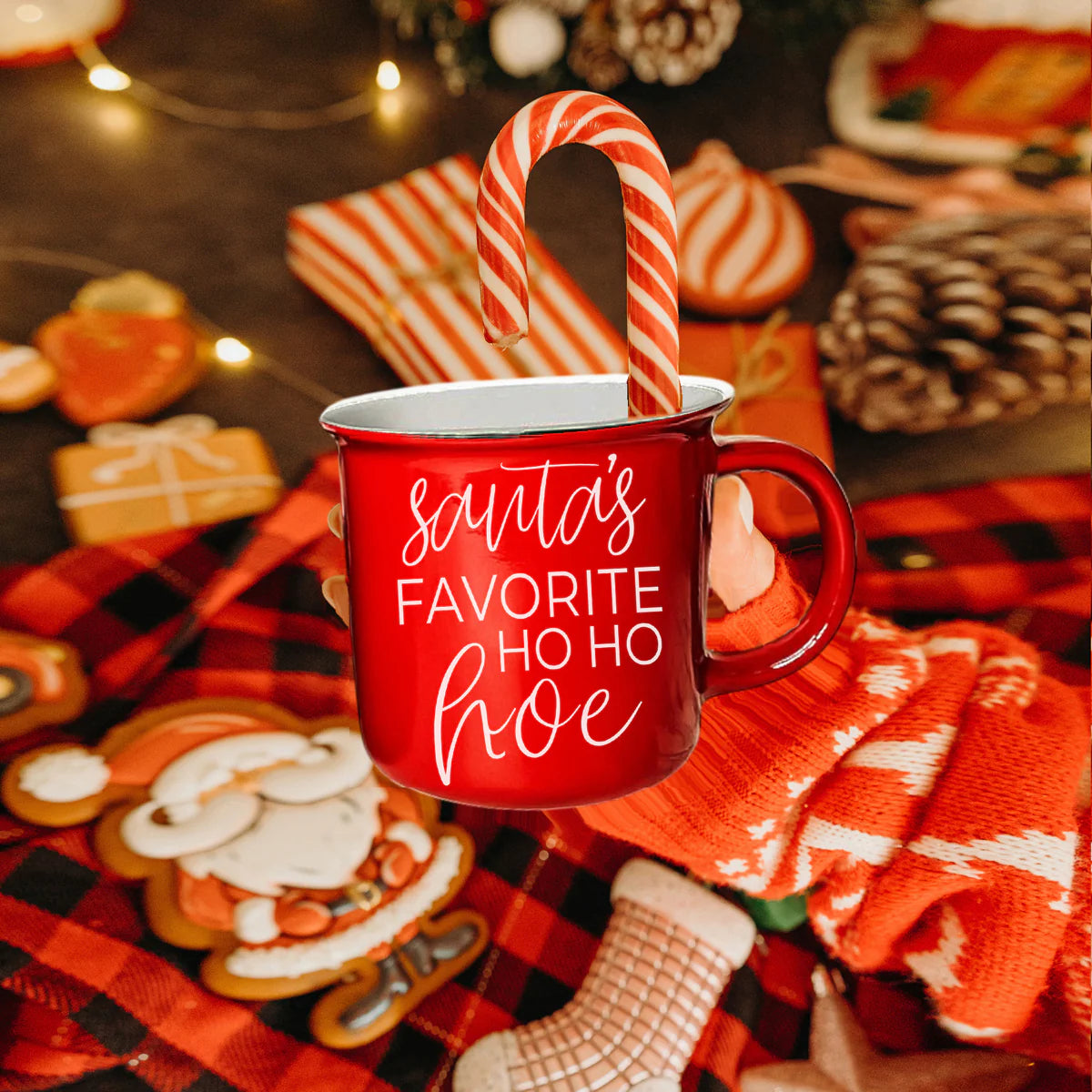 Santas Favorite Ho Ho Hoe Mug 14.5 Oz