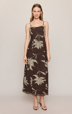 Charisma Floral Midi Mesh Dress By Z Supply