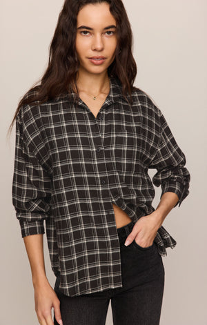 River Plaid Button Up By Z Supply