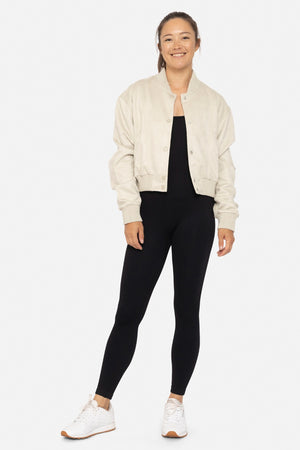 Cynthia Suede Bomber Jacket (RESTOCK)