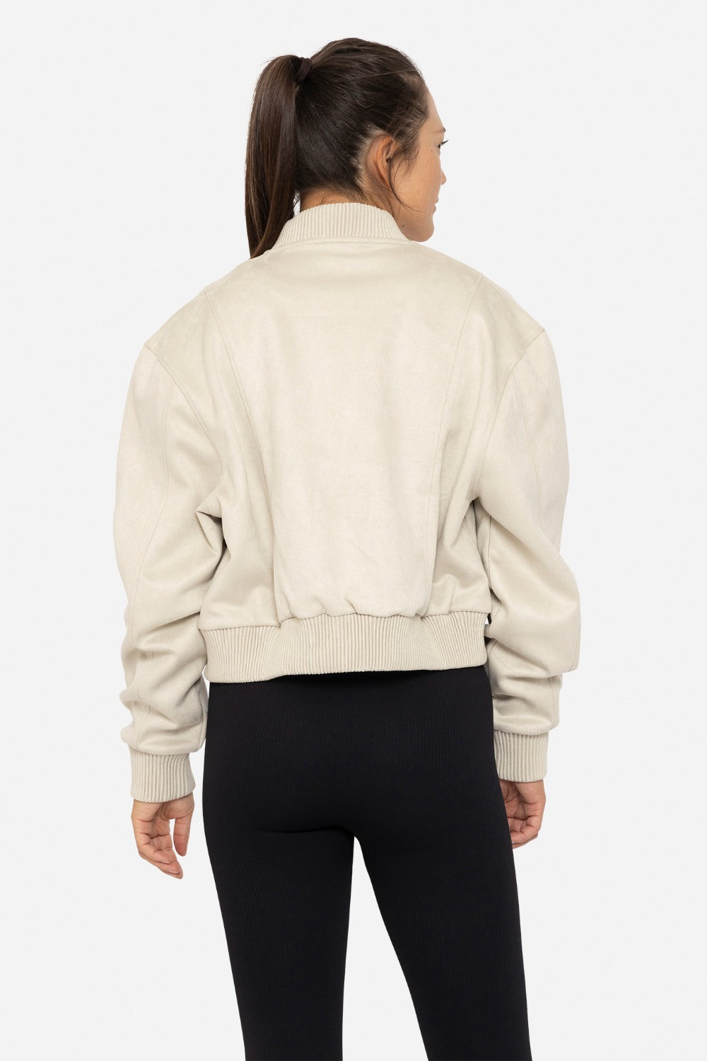 Cynthia Suede Bomber Jacket (RESTOCK)