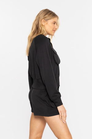 Casandra Cropped Godl Zip Jacket- or Joggers--2 colors in jacket!