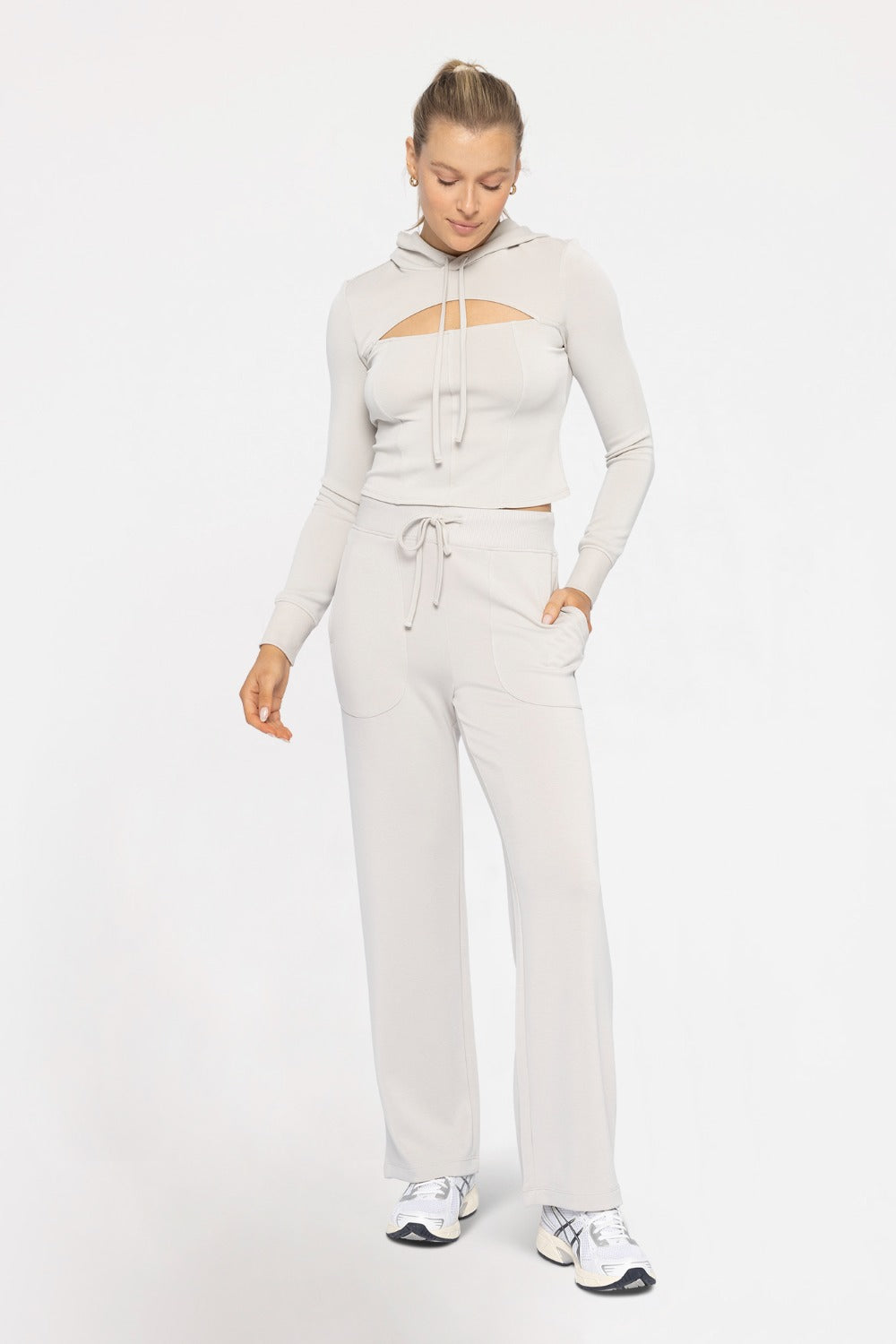 Casandra Cropped Godl Zip Jacket- or Joggers--2 colors in jacket!