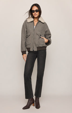 Tavi Plaid Bomber Jacket by Z Supply