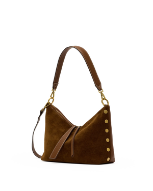 Grace Medium Hammitt Cinnamon Suede/Antique Gold