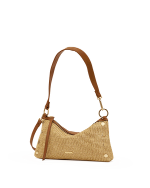 Hammitt SML Kyle Cocoa/Raffia Gold
