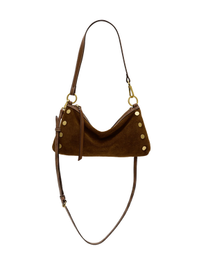 Hammitt Kyle SML antique cinnamon suede bag