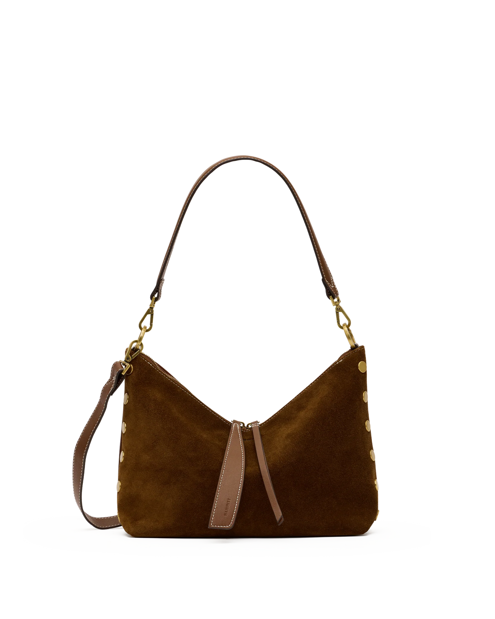 Grace Medium Hammitt Cinnamon Suede/Antique Gold