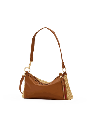 Hammitt SML Kyle Cocoa/Raffia Gold