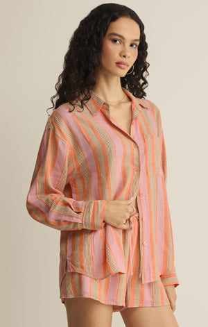 The Perfect Striped Button Up and Shorts By Z Supply