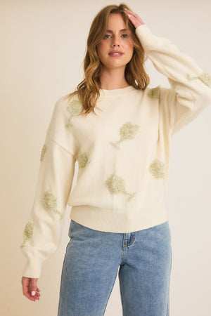 Stop me in the Street "Champagne Please" Soft Sweater