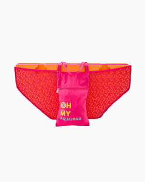 Oh My Mahjong Pink Aqua Jong Pool Mat