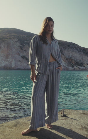 The Perfect Striped Button Down and Pants Set (sold Separately)