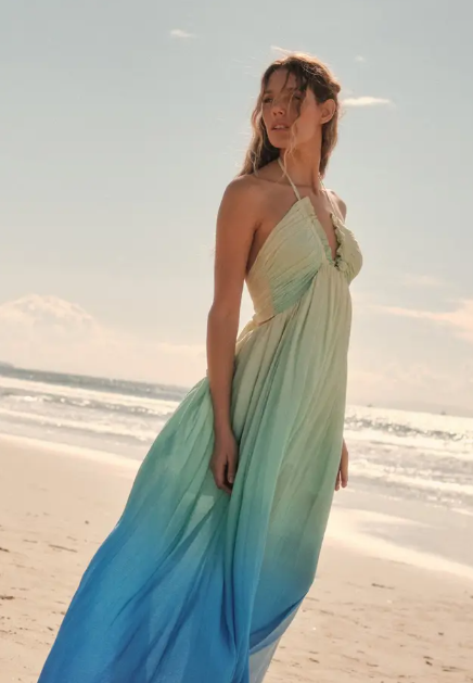 Omelia Ombre Flowy Dress