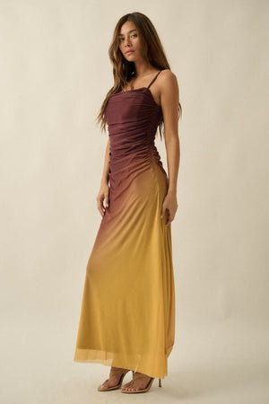 Omara Ombre' Mesh Dress