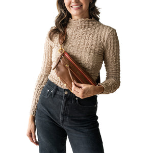 Hammitt Charles Cross Body in Medium (3 colors) toasty sand, mahogany and black