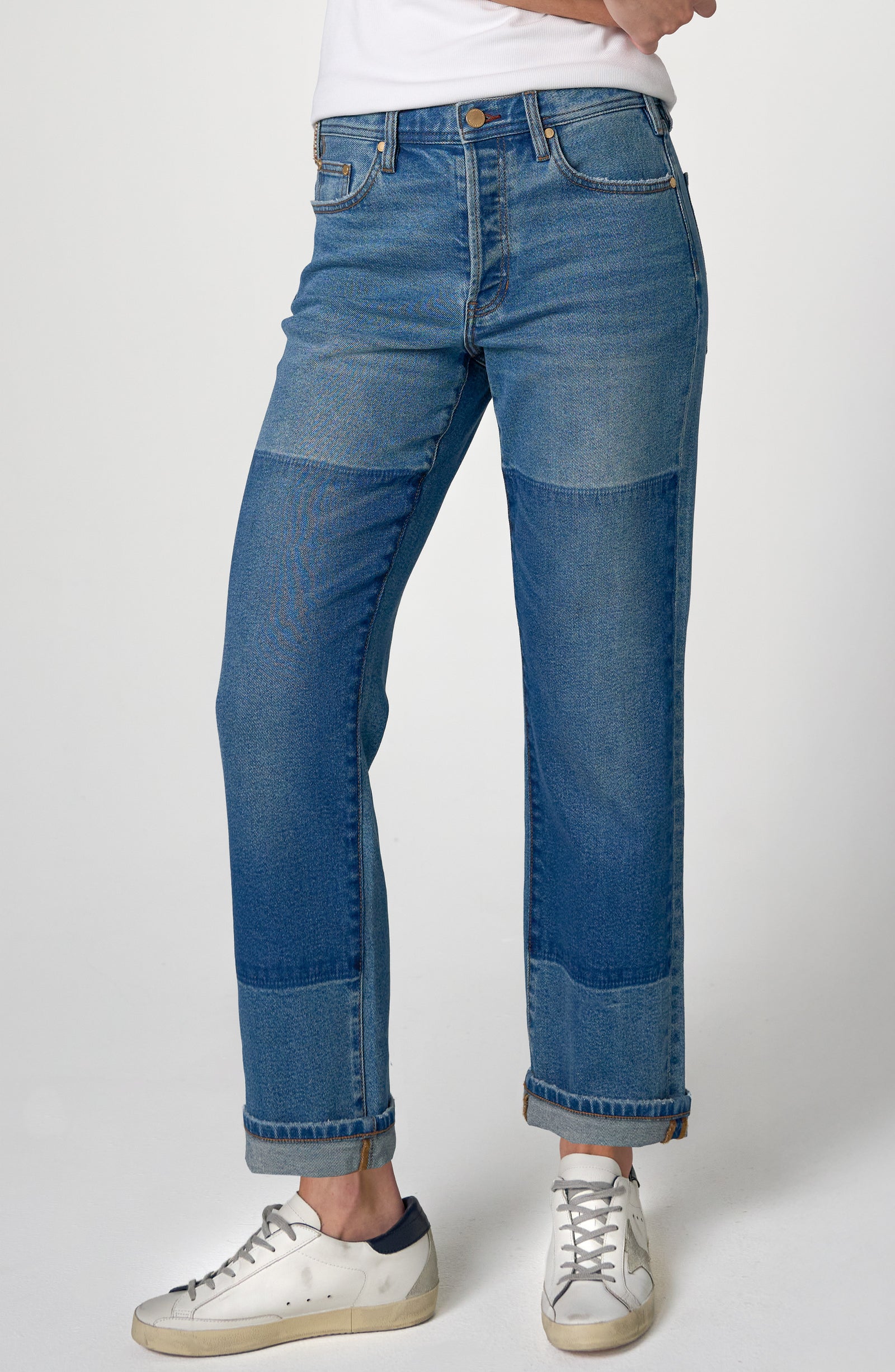 The Sloane Slouchy removed Patch Jeans