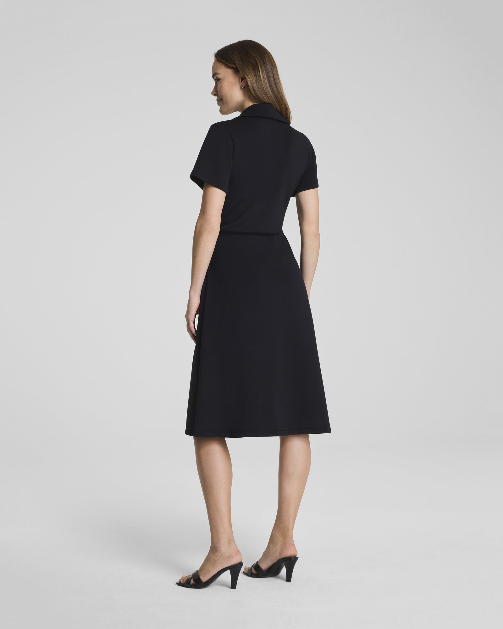Spanx Collared Tie Wasit Midi Dress